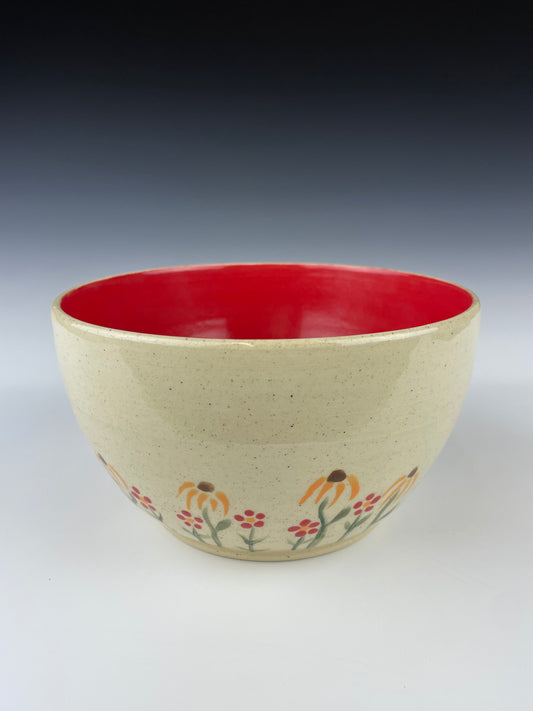 Red Flower Bowl