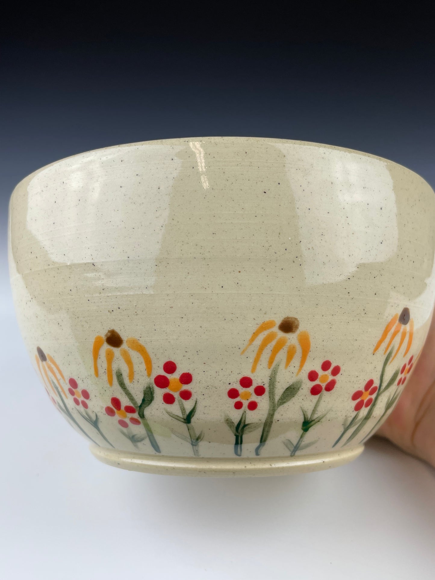 Red Flower Bowl